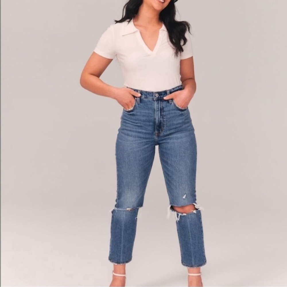 Abercrombie & Fitch ankle straight jeans